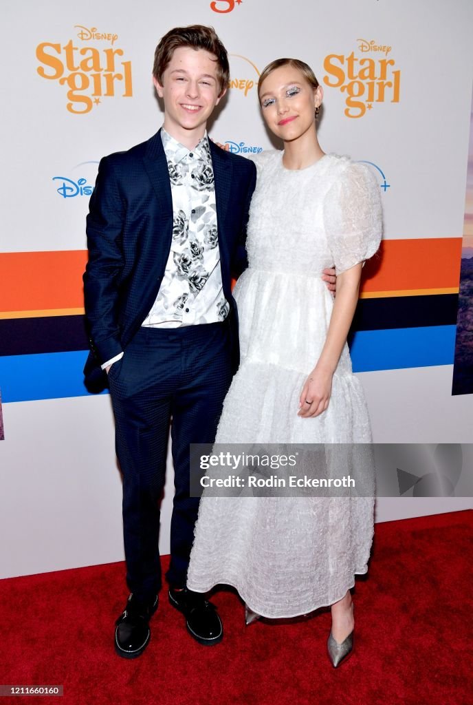 Graham Verchere Actor Graham Verchere and Grace VanderWaal attend the premiere of Disney+'s ...