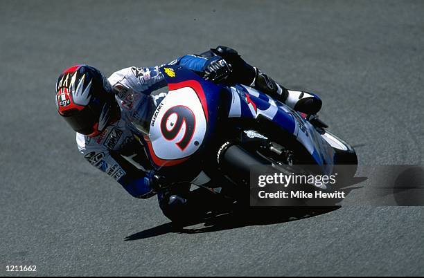 Nobuatsu Aoki races his Suzuki 500 at the FIM Spanish Grand Prix Motorbike World Championships held in Jerez, Spain \ Mandatory Credit: Mike Hewitt...