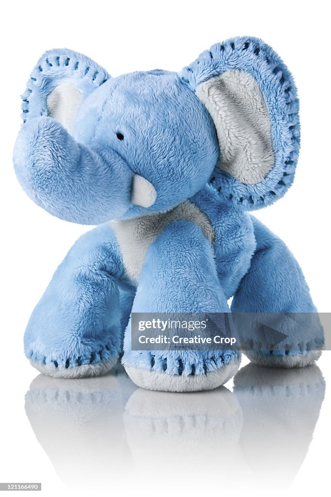 Blue elephant toy