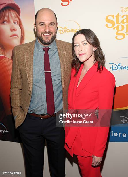 Executive producer/screenwriter Jordan Horowitz and Director/screenwriter Julia Hart attend the Premiere of Disney’s STARGIRL at El Capitan Theatre...