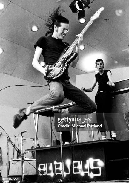 Bruce 'Zoroaster' Clarke of Sha Na Na performs on stage at Crystal Palace, London, 3rd June 1972.
