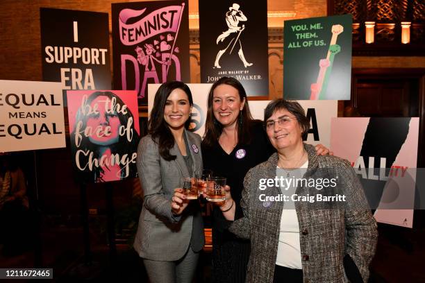 Sophia Bush, Sophie Kelly and Jessica Neuwirth join Jane Walker by Johnnie Walker and the ERA Coalition in standing with the Equal Rights Amendment...