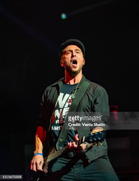 Ryan Tedder of OneRepublic performs at London Palladium on March 10, 2020 in London, England.