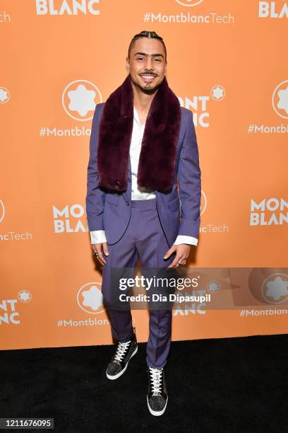 Quincy Brown attends the Montblanc MB01 Headphones & Summit 2+ Launch Party at World of McIntosh on March 10, 2020 in New York City.