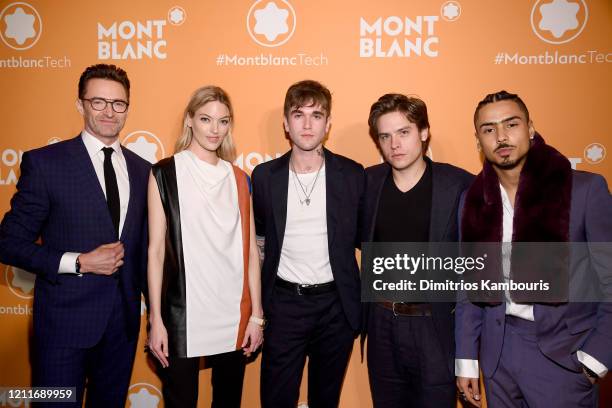 Hugh Jackman, Martha Hunt, Gabriel-Kane Day-Lewis, Dylan Sprouse, and Quincy Brown attend as Montblanc celebrates the launch of MB 01 Headphones &...