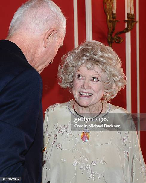 Prince Frederic von Anhalt and comedian Phyllis Diller celebrates the 25th wedding anniversary of Zsa Zsa Gabor and Prince Frederic von Anhalt at...