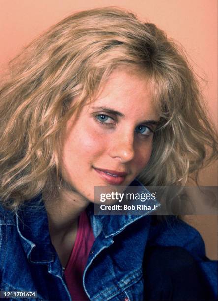 Actress Lori Singer during photo session on July 10, 1985 in Los Angeles, California.