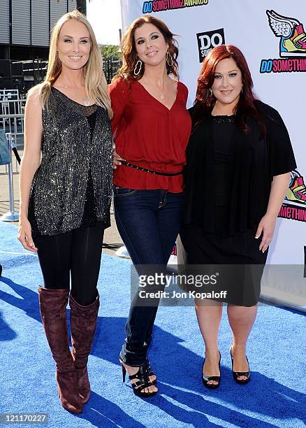 Chynna Phillips, Wendy Wilson and Carnie Wilson of Wilson Phillips arrive at the 2011 Do Something Awards at Hollywood Palladium on August 14, 2011...