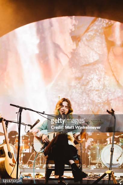 Clairo performs at The Forum at The Forum on March 10, 2020 in Inglewood, California.