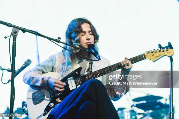 Clairo performs at The Forum at The Forum on March 10, 2020 in Inglewood, California.