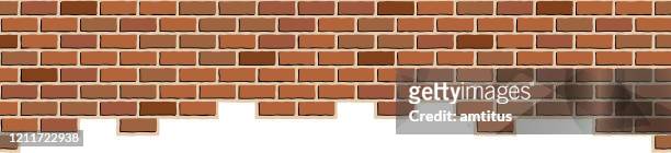 brick border - incomplete stock illustrations