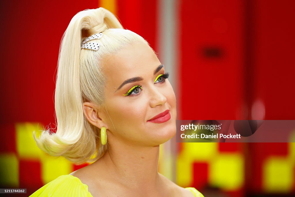 Katy Perry Performs Fight On Concert For Firefighters And Bushfire Victims In Regional Victoria