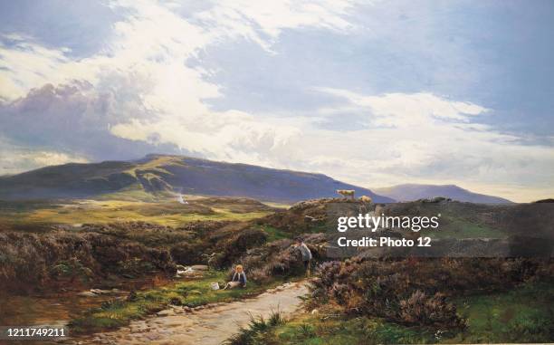 Painting, Sidney Richard Percy English school A Perthshire Moor Scotland 19th century England, Haynes Fine Art.