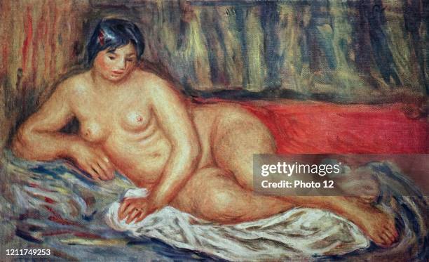 Painting titled 'Madame Tilla Durieux' by Pierre-Auguste Renoir a French artist. Dated 20th Century.