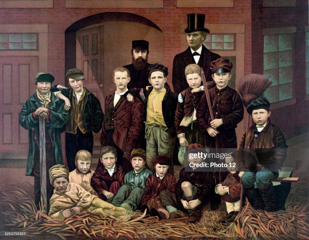 Chimney Sweeps In London Circa 1880 Children Were Employed Due To chimney-sweeps-in-london-circa-1880-children-were-employed-due-to