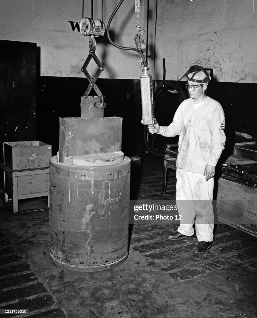 Depleted uranium ingot foundry at Rocky Flats Plant, Non-Nuclear