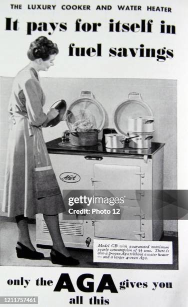 Advert for a 1950's AGA Cooker. Dated 20th Century.