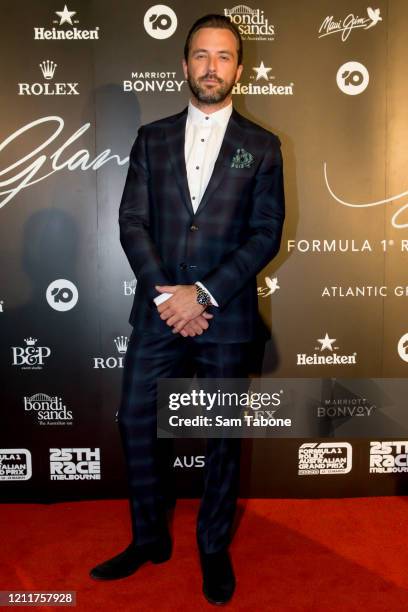Darren Mcmullen attends the Glamour On The Grid party on March 11, 2020 in Melbourne, Australia.
