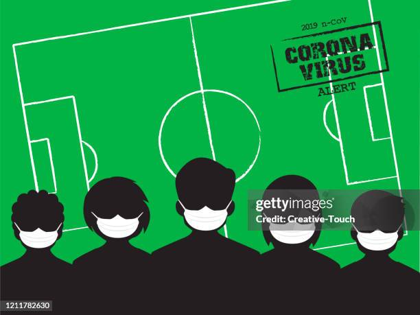 soccer quarantine - club soccer stock illustrations