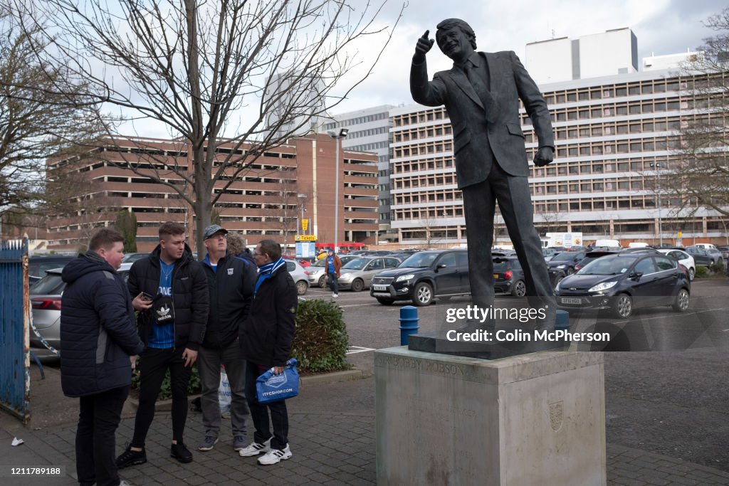 United Kingdom - Ipswich - Ipswich Town Versus Oxford United Football Match