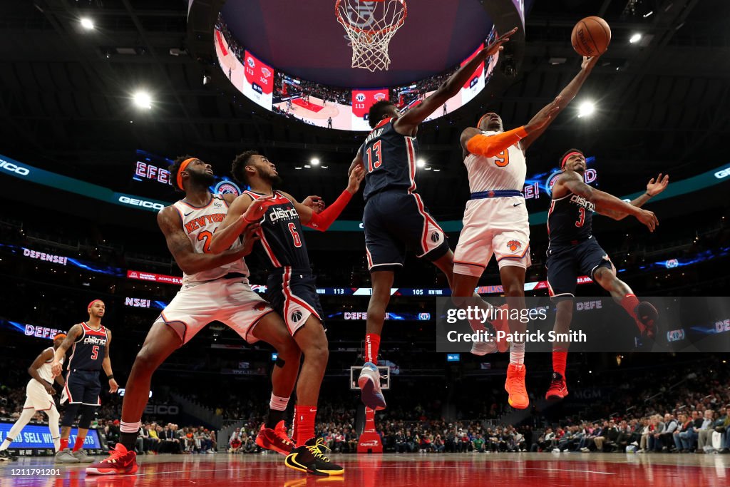 New York Knicks v Washington Wizards