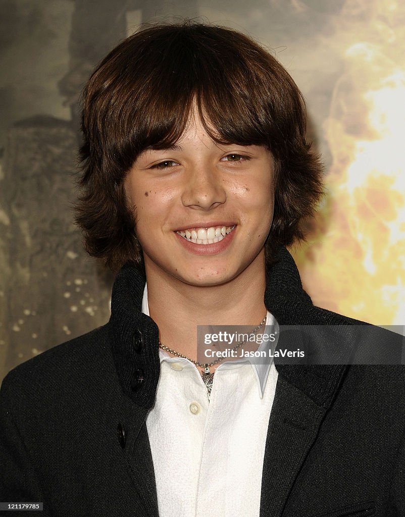Actors Leo Howard Attends The Premiere Of Conan The Barbarian At actors-leo-howard-attends-the-premiere-of-conan-the-barbarian-at
