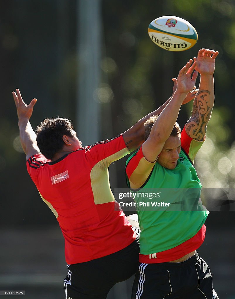 New Zealand All Black Training Session