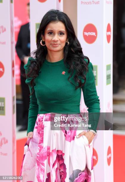 Sonali Shah attends the Prince's Trust And TK Maxx & Homesense Awards at London Palladium on March 11, 2020 in London, England.