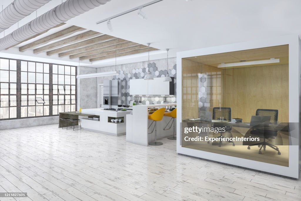 Modern Open Plan Office Interior High-Res Stock Photo - Getty Images