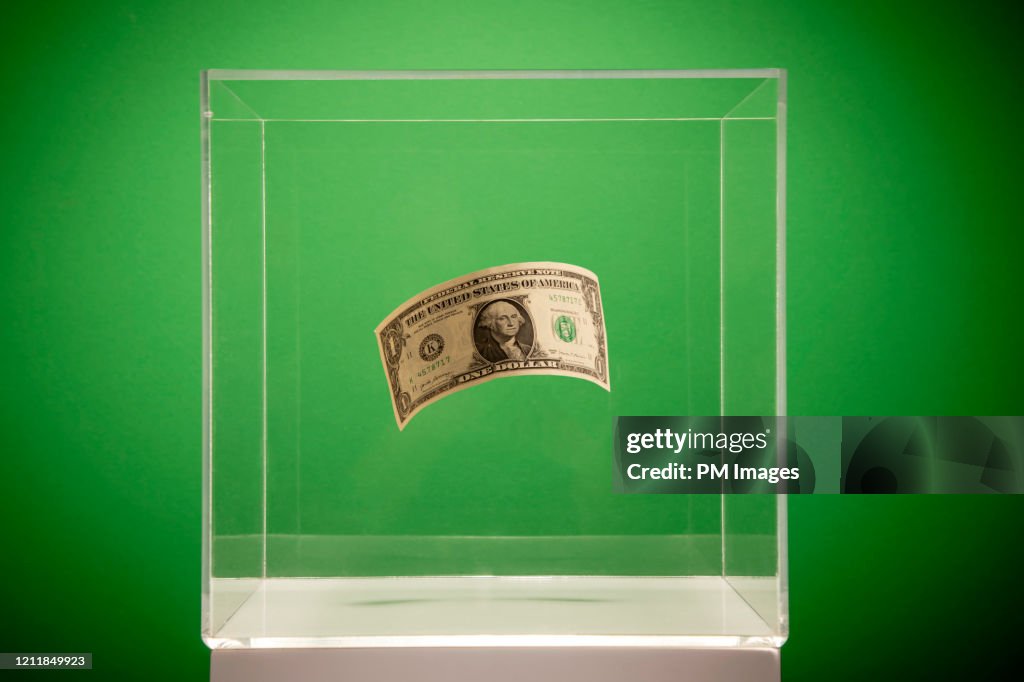 Dollar in a box