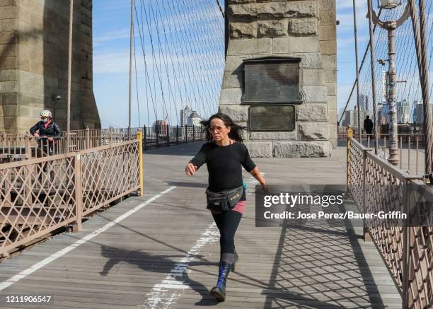 Janeane Garofalo is seen on May 05, 2020 in New York City.