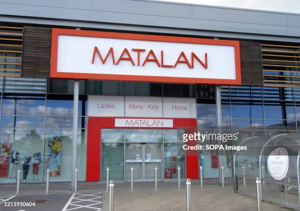 Matalan logo seen at one of their retail store branches.