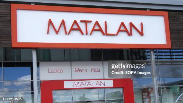 Matalan logo seen at one of their retail store branches.