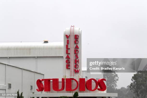 Village Roadshow Studios on the Gold Coast are seen on March 12, 2020 in Gold Coast, Australia. Tom Hanks and Rita Wilson announced on Thursday that...