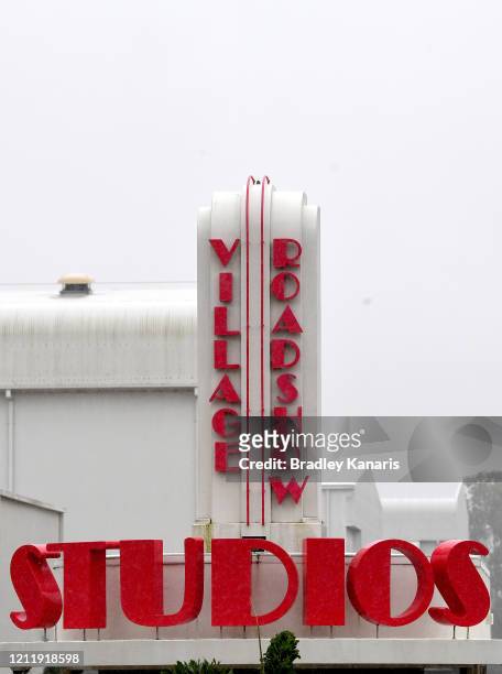 Village Roadshow Studios on the Gold Coast are seen on March 12, 2020 in Gold Coast, Australia. Tom Hanks and Rita Wilson announced on Thursday that...