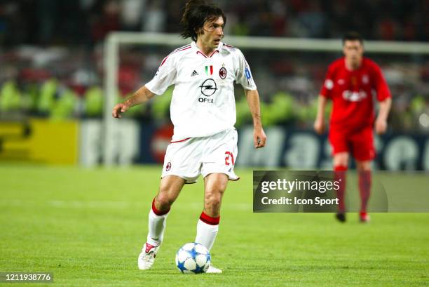 Andrea PIRLO of Milan AC during the Champions League Final match between Milan AC and Liverpool at Stadium Olympic Ataturk, Istanbul, Turkey, on 25th...