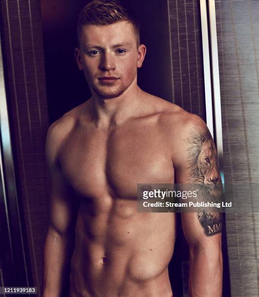 Adam Peaty is photographed for Attitude Magazine on April 26, 2017 in London, England.