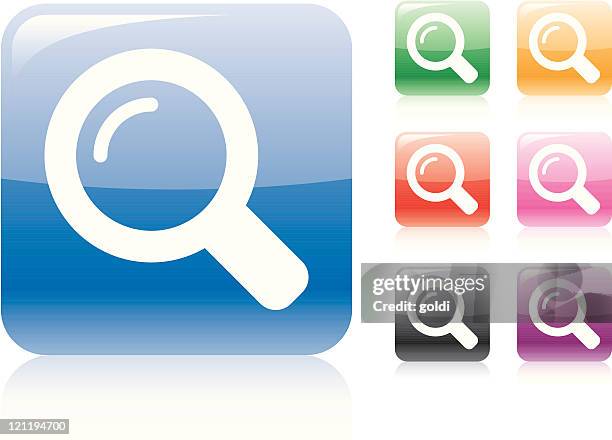search shiny icon - picking oranges stock illustrations