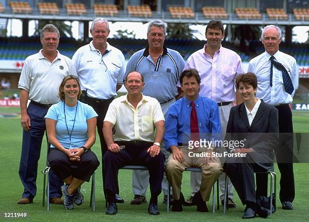 The Talk Radio Commentary team before the Second Test between England and South Africa at the Crusaders Ground in St George's Park, Port Elizabeth,...