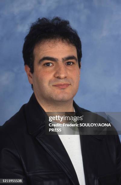 Acteur Raphaël Mezrahi à Paris en mai 2001, France.