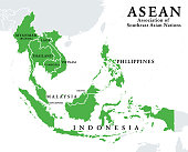 ASEAN, Association of Southeast Asian Nations, member states, infographic