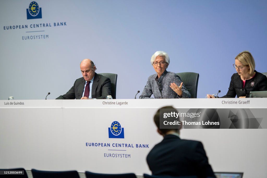 Christine Lagarde Speaks Following ECB Meeting As Coronavirus Spreads