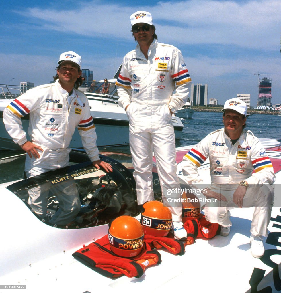 Offshore Boat Racers Don Johnson Kurt Russell Richie Powers