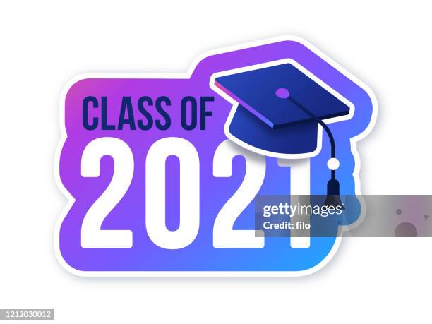class of 2021 celebration - fringing stock illustrations