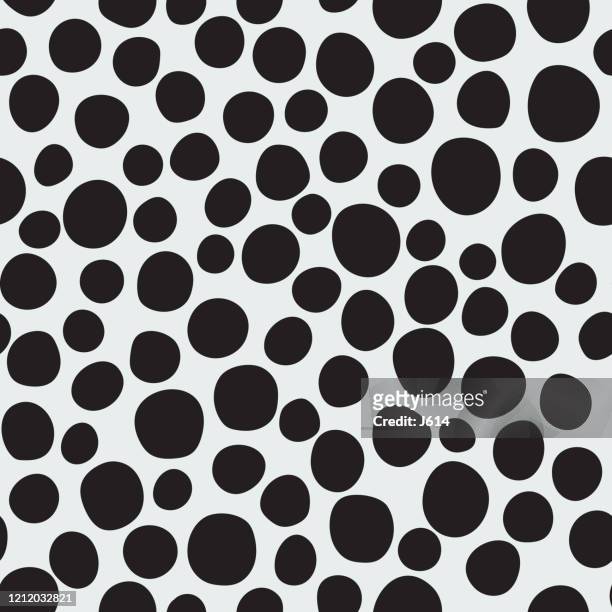 freehand dots pattern - organic stock illustrations