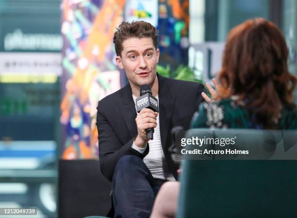 Matthew Morrison visits BUILD at Build Studio on March 12, 2020 in New York City.