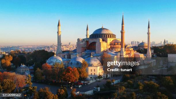 iglesia de santa sofía, estambul, turquía - estambul fotografías e imágenes de stock