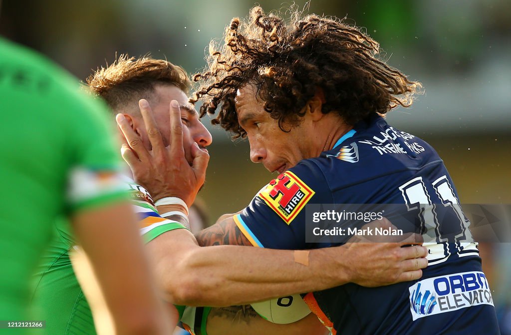 NRL Rd 1 - Raiders v Titans