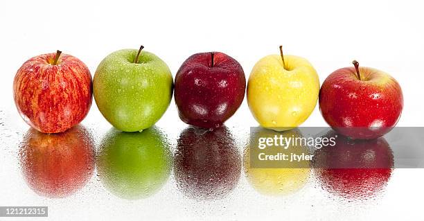 apples - gala apple stock pictures, royalty-free photos & images