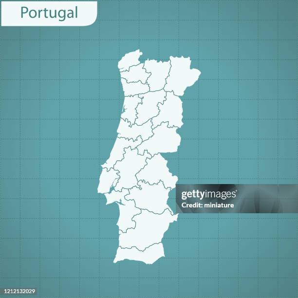 ilustrações de stock, clip art, desenhos animados e ícones de portugal map - mapa portugal